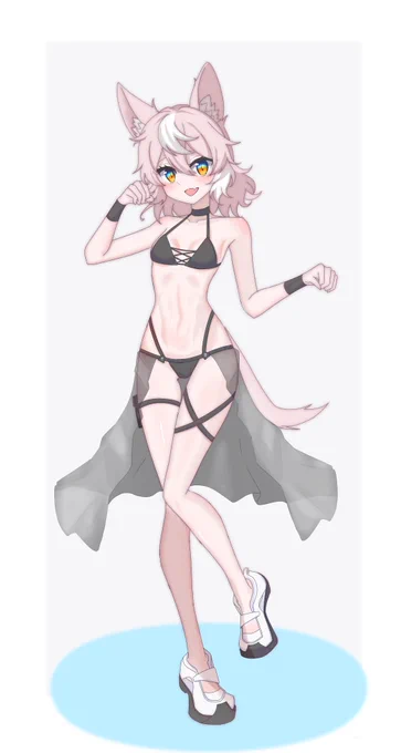 うちの子目白ちゃんの水着!!