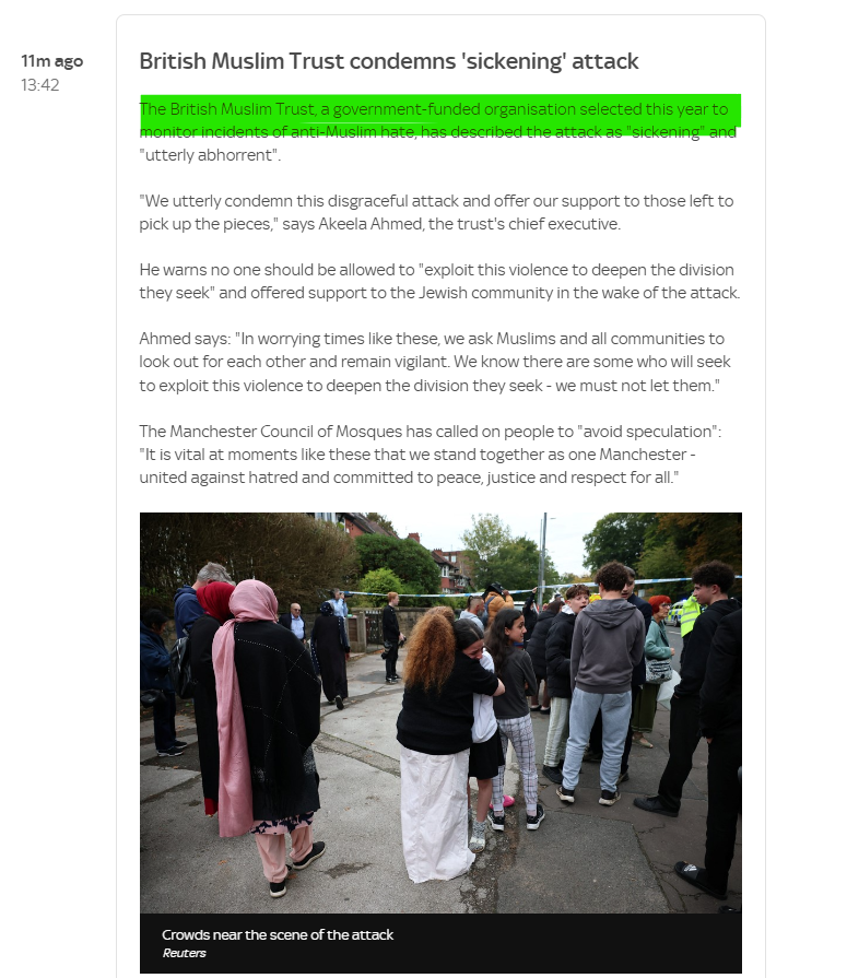 We pay Muslim groups to look for hurty wordies instead of telling them to stop killing people and deporting the 40k we have on terror watch lists

#manchesterterrorattack