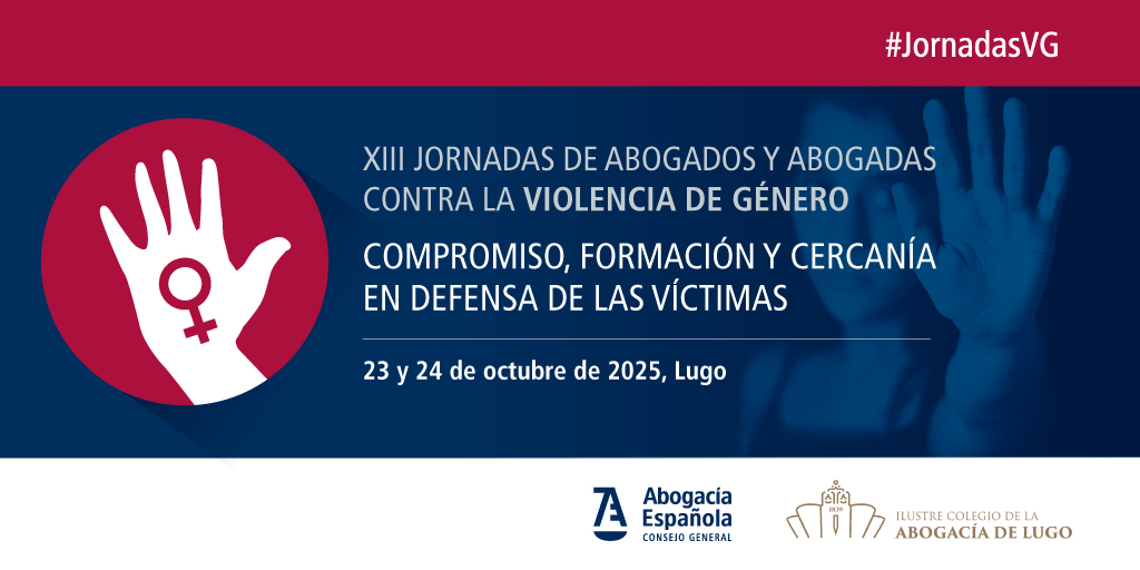 ❓¿Cómo reforzar la defensa de las víctimas y luchar contra la violencia de género desde la Abogacía?
⚖️En las #JornadasVG en Lugo lo debatiremos juntos los días 23 y 24 de octubre.
Un espacio para debatir retos, compartir experiencias y reforzar la defensa de las víctimas.
⤵️