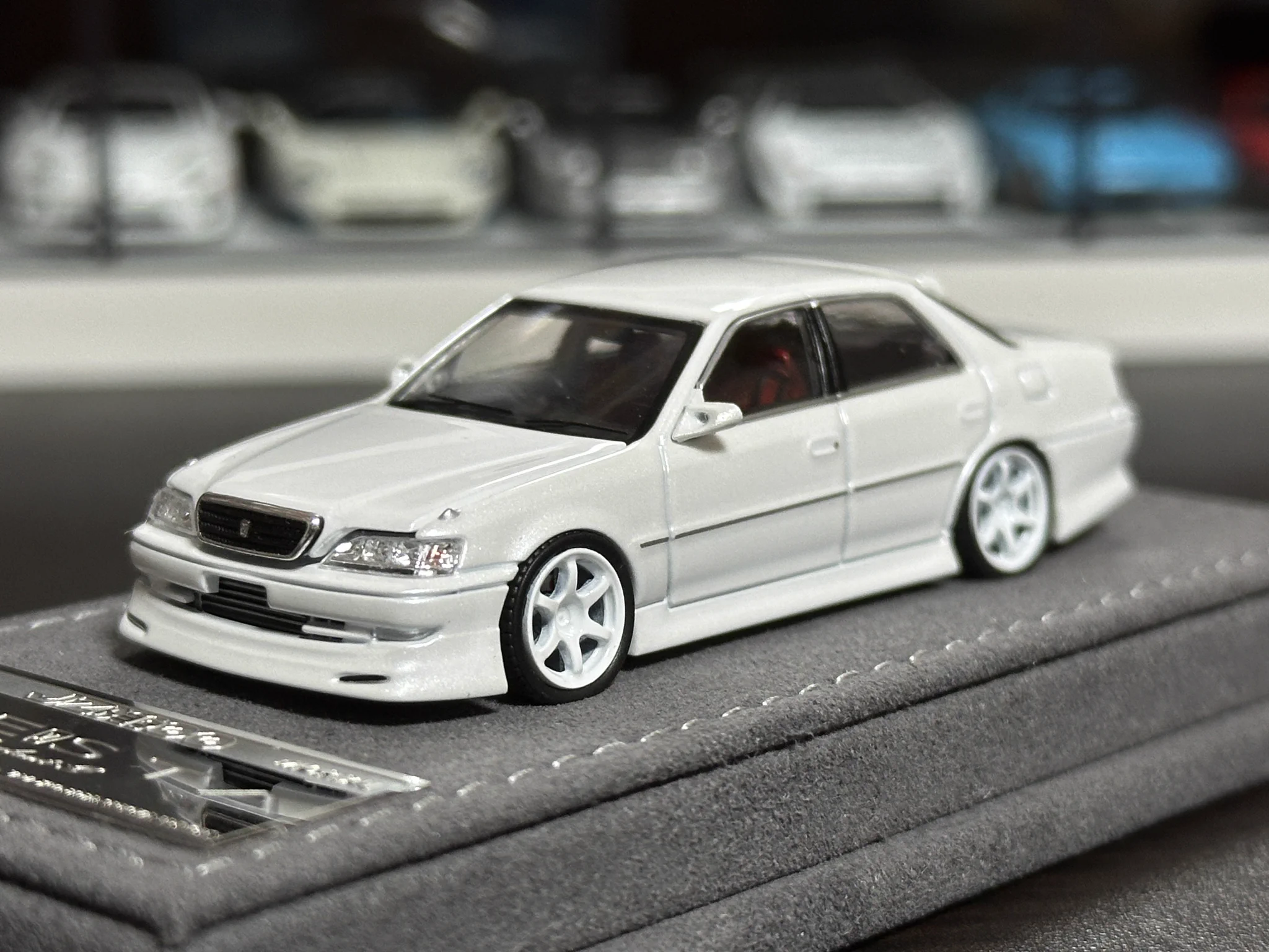 ぱ*だ様 MORTAL 1/64 トヨタ クレスタ JZX100 カスタム グリ プラスチックマリン on X: 