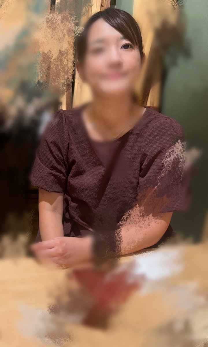 食事しに行った時の嫁。