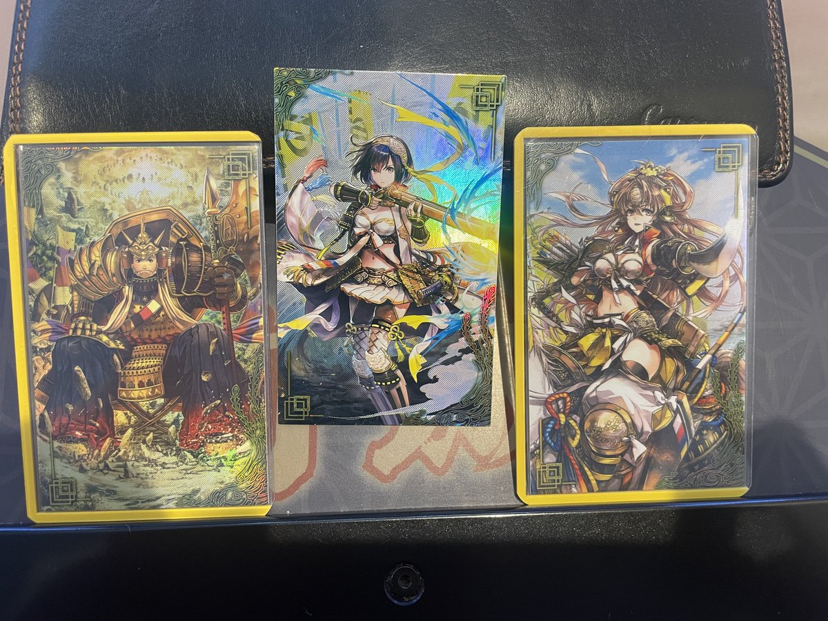 i_ch_ketsu's tweet photo. 戦国大戦で北条家を使用していました(ほぼ群雄伝プレイヤー)
成田長親の武将としての生き様が好きです、成田家は自力で絆にしました🙆‍♀️

英傑大戦でゲーセンへ出戻りました
主に碧を使用して対人戦はそこそこ、武将について話したりファンアートを見たりが好きです！
よろしくお願いします😌

#英傑大戦 https://t.co/GytAbWFEGT