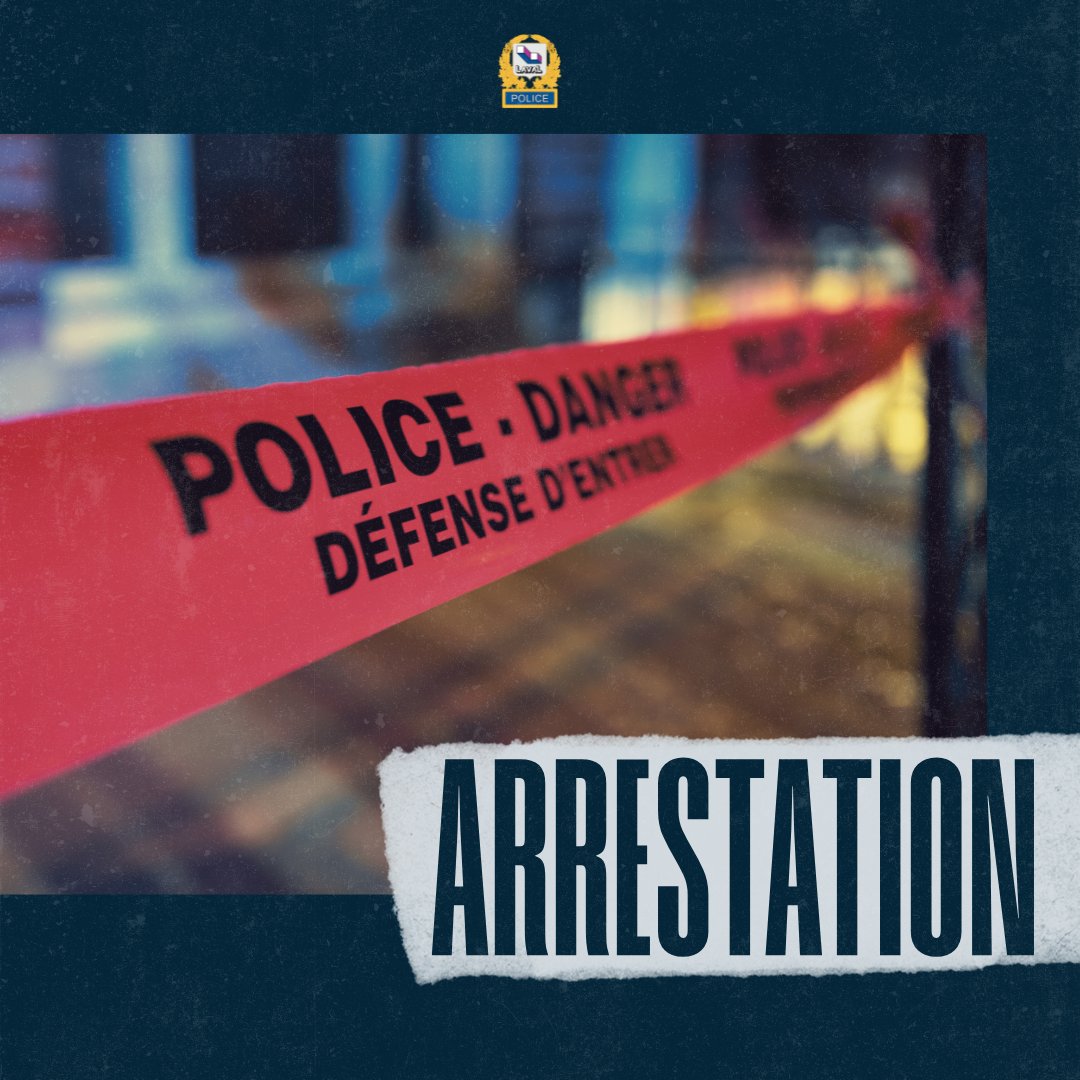 𝗔𝗴𝗿𝗲𝘀𝘀𝗶𝗼𝗻 𝗮𝗿𝗺𝗲́𝗲 : 𝗮𝗿𝗿𝗲𝘀𝘁𝗮𝘁𝗶𝗼𝗻 𝗽𝗼𝘂𝗿 𝘁𝗲𝗻𝘁𝗮𝘁𝗶𝘃𝗲 𝗱𝗲 𝗺𝗲𝘂𝗿𝘁𝗿𝗲 
Hier matin, le SPL a procédé à l’arrestation d’un jeune homme d’âge mineur en lien avec un événement de violence à l’arme blanche.
+d'infos : tinyurl.com/ykv4ckwu
