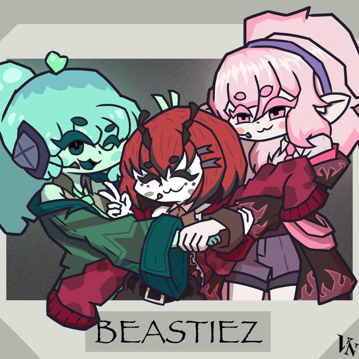 I like the prompts from #HOLOctober, so I’mma just follow along with those for the month where possible. This took longer than expected, lesson learned and now I know better
(2025-10-02)

#BeriArt
#PiaPiArt
#ToriOrt
#BEASTIEZ