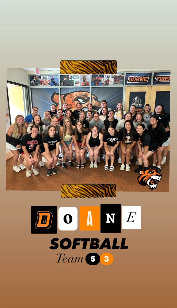 Doane Softball tweet media