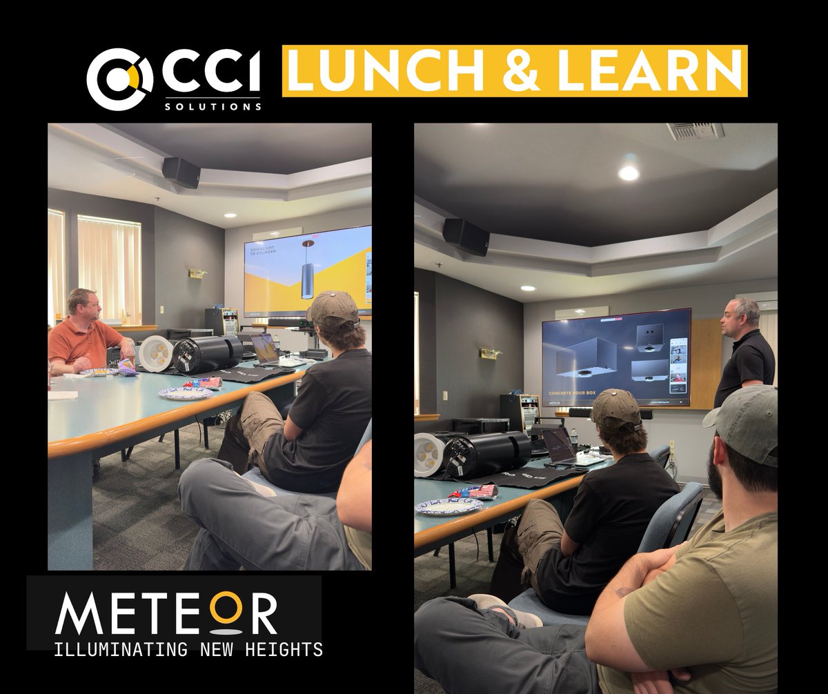 ccisolutions's tweet image. Big thanks to the @MeteorLighting team for sharing their expertise and vision. At CCI Solutions, we love equipping churches with technology that creates distraction-free worship environments—and the right lighting plays a significant role in that.