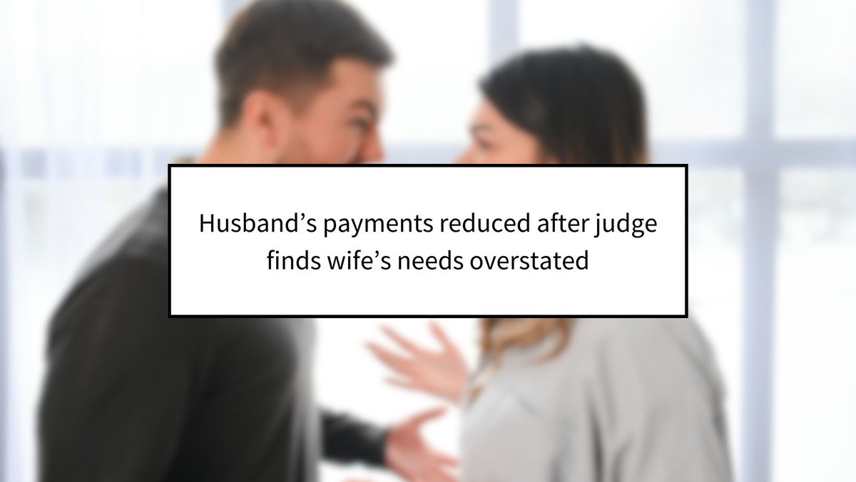 A UK court just reduced spousal maintenance payments, underscoring the importance of adapting to changing circumstances. Full disclosure and Duxbury capitalisation could pave the way for a cleaner break.
southgate.co.uk/husbands-payme…