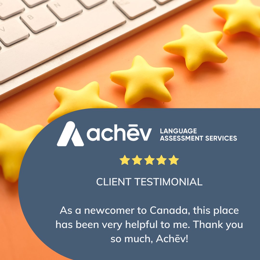 achev_ca's tweet image. Happy Testimonial Thursday! We are always happy to receive feedback from our clients. Thank you for this wonderful testimonial!

#testimonialthursday #testimonial #languageservices #learnEnglish #learnFrench