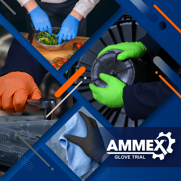 AMMEX is making it easy to stop guessing with our 𝐅𝐑𝐄𝐄 𝟑𝟎‑𝐃𝐚𝐲 𝐆𝐥𝐨𝐯𝐞 𝐓𝐫𝐢𝐚𝐥 𝐏𝐫𝐨𝐠𝐫𝐚𝐦.

✅ Test gloves in your real work environment
✅ No cost, no risk—just better protection

👉 𝐂𝐥𝐚𝐢𝐦 𝐲𝐨𝐮𝐫 𝐟𝐫𝐞𝐞 𝐭𝐫𝐢𝐚𝐥 𝐧𝐨𝐰:  bit.ly/Free30-DayGlov…