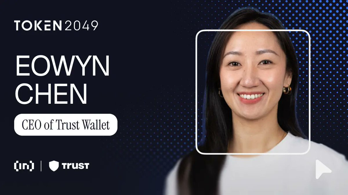 beincrypto's tweet image. Trust Wallet Turns Profits, Adds Solana, Targets 1B Users

@EowynChen, CEO of @TrustWallet, sat down for an interview during @token2049 Singapore at the main event venue. She discussed how Solana support, advanced security and the Trust Moon accelerator are driving Trust Wallet’s…