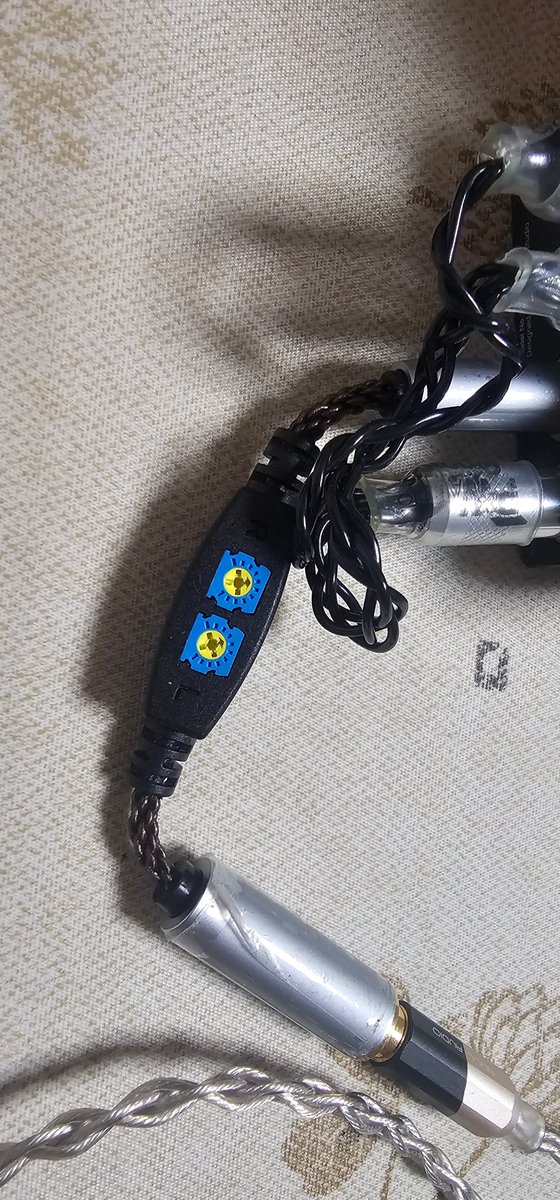 amsmkw's tweet image. #EtymoticResarch EVO
#Nullaudio Lune MKVII
#COWON PLENUE R2
#Oriolus BA300S MKII
環境復活！
#okcsc ADC8 4.4mm to 4.4mmも相性良いかも。
#SpinFit NEO XLはまだうちの耳にはちっちゃいかもだがまあ十分。
でも中華リケーブルのER-4Pもやっぱり良いと実感した。
#ポタオデ