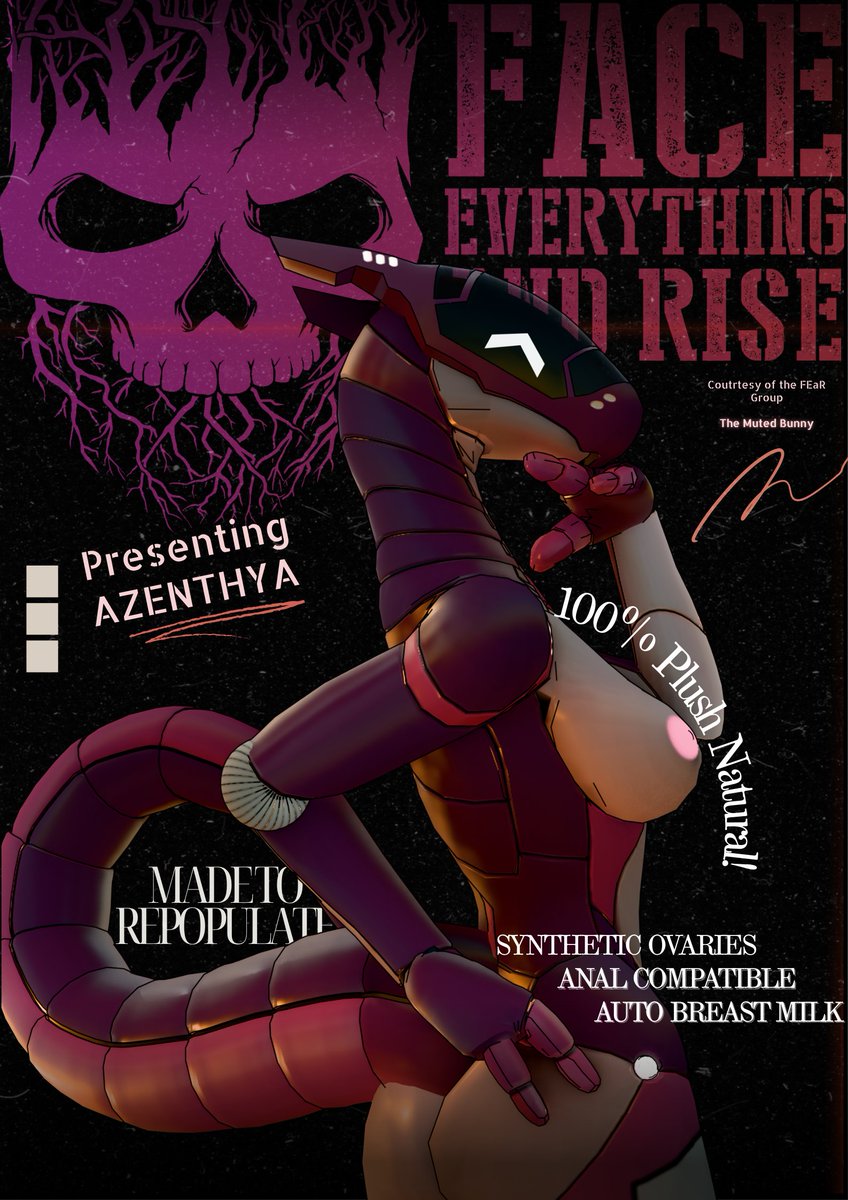 Lex289AD's tweet photo. Poster made for
@MutedAD ! 

Thank you for letting me work on your beautiful synth.  Model posing by me 
Poster done by me 
Character belongs to @MutedAD  

Lemme know if you want a comm like this!  

#art #poster #blender #character #synth #motivation #commsopen https://t.co/9MNPjTzeZx