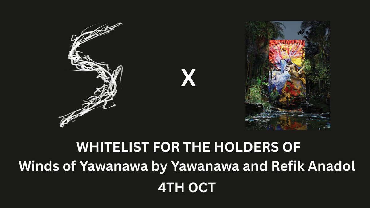 SloggerStudio's tweet photo. Hello art collectors we provided wl for shadowkans to holders of Winds of yawanawa ! Don't forget to collect yours only 500 items !
@refikanadol #art #shadowkans #opensea
Provided drop link below don't forget to collect and check your eligibility guys ! https://t.co/hfhh1zEsYk