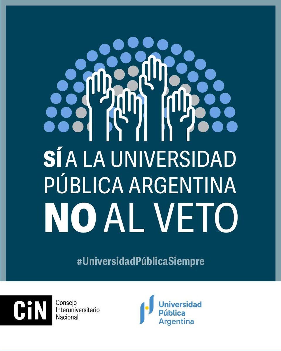 UniDChubut's tweet photo. La Ley de Financiamiento Universitario es el futuro de miles de jóvenes y del desarrollo del país. Ratificarla no es contra nadie, es una decisión a favor de todas y todos.
Senadoras, senadores, de ustedes depende en la sesión de este jueves.
#UniversidadPúblicaSiempre https://t.co/zsKTvkiUgm
