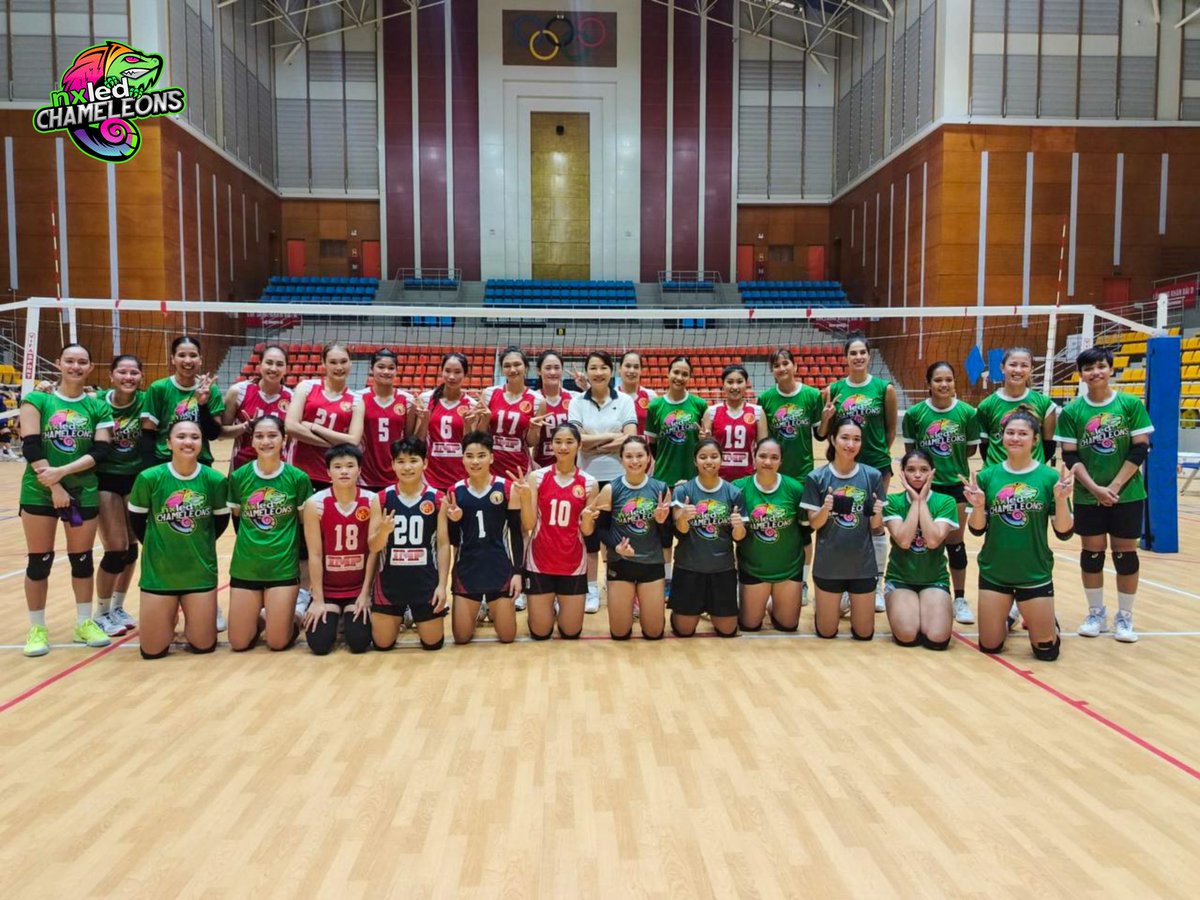 Cảm ơn vì trận đấu! 💚

The Nxled Chameleons continue to sharpen their game in preparation for the Reinforced Conference, playing in tune-up games vs the Đức Giang and Bắc Ninh teams in Vietnam. 

#NxledChameleons #PVL2025