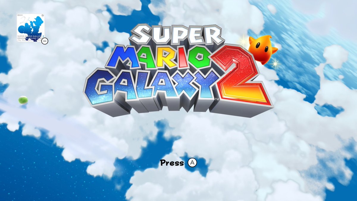 Now to test out #SuperMarioGalaxy2 a game I never quite 100% complete. Can't wait to get back into it and in my opinion the greatest 3D mario game...EVER...and yes (unpopular opinion) better than Odyssey! #NintendoSwitch2