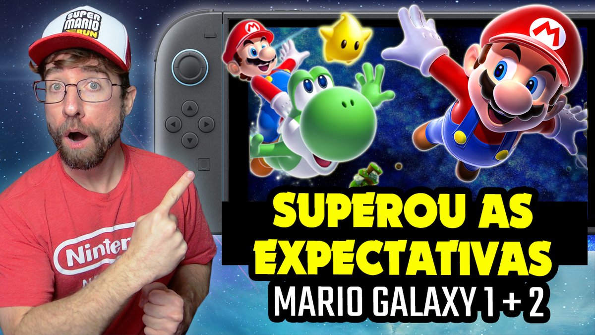Mario Galaxy 1 + 2 SUPERA AS EXPECTATIVAS, mas vale o preço cobrado?
Bora falar sobre nesse vídeo aqui: youtube.com/watch?v=GYiZZL…