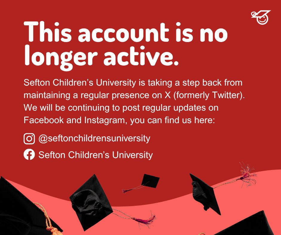 SeftonCU's tweet image. This account is now dormant.

You can find us on Facebook: facebook.com/CUSefton

And on Instagram: instagram.com/seftonchildren…