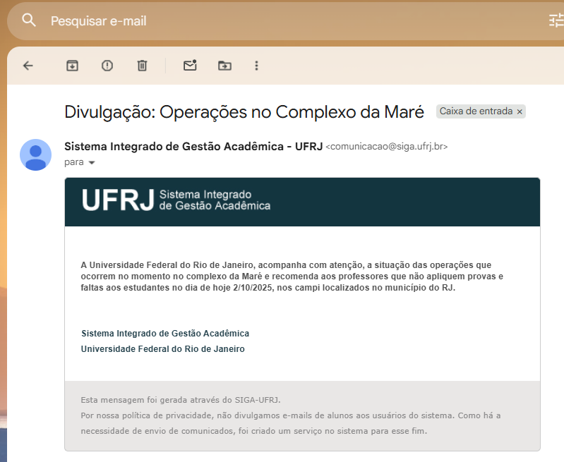 Rio de Janeiro vibes 😂

No classes today, just a casual police operation near campus