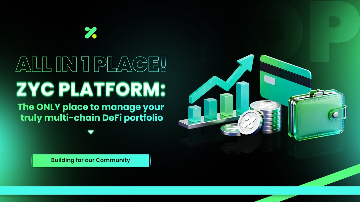 ZY2025ZYC's tweet image. 💎All in 1 Place! ——ZYC Platform🔝：the ONLY place to manage your truly multi-chain DeFi portfolio 🔥🔥

❤️Building for our Community❤️ 
#DeFi #ZYC #ZY #BTC #ETH #DAO #FOMO