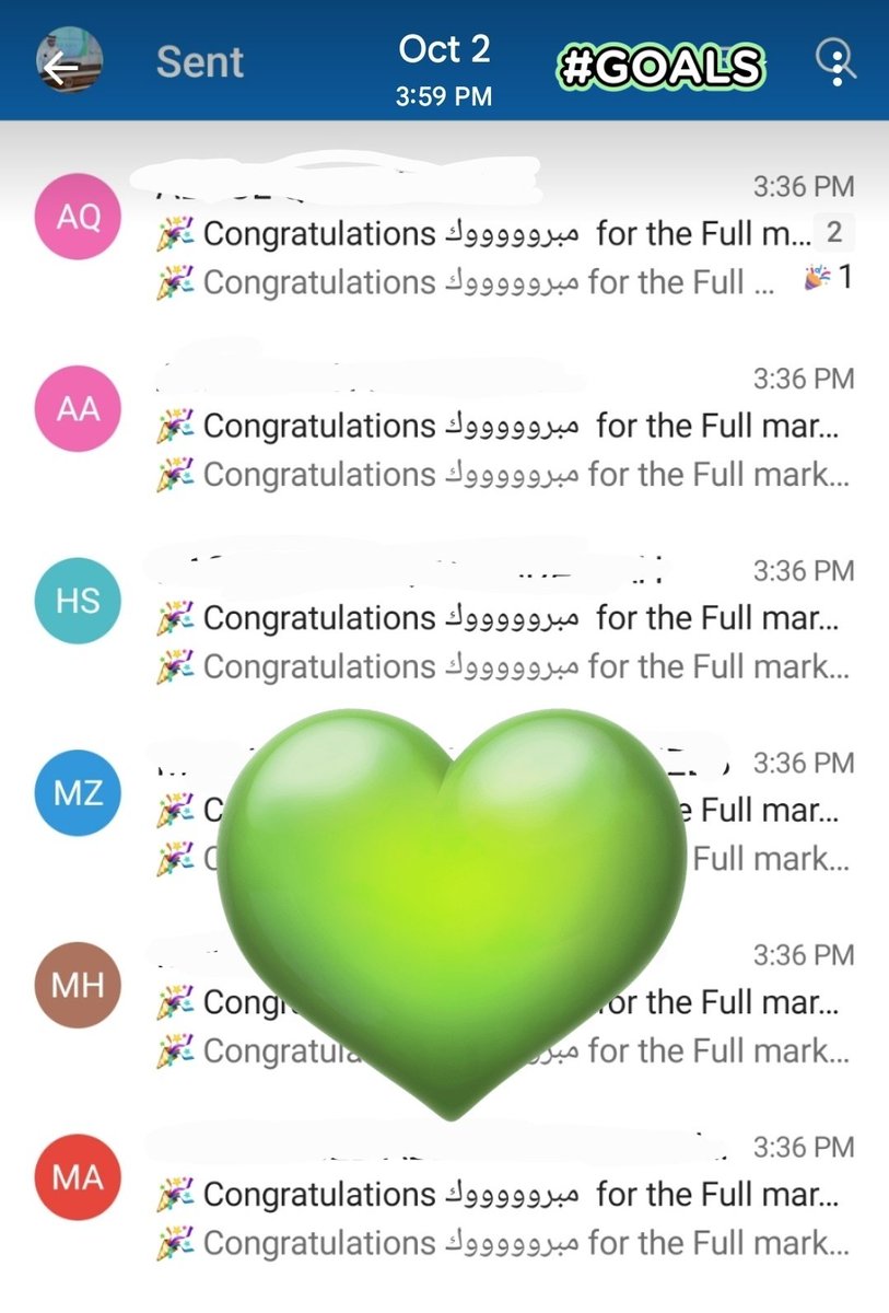 رسالة اليوم 💌

كعادتي احفز طلابي برسائل تهنئة خاصة عند الحصول على الفل او قريب منه و الحمد لله ارسلت أكثر من ٥٠ رسالة لابنائي 💚

أحد الزملاء عندما علم بأني أرسل هذه الرسائل فرح، وقال: 

" الكورس سينُسى و لكن هذه اللمسات لن تُنسى" ✨️

اتفق تماما 🤝