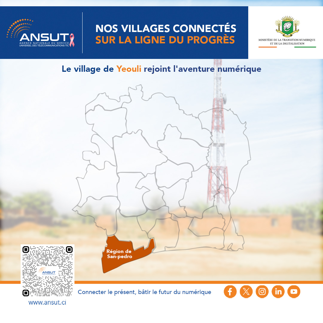 [NOS VILLAGES CONNECTÉS SUR LA LIGNE DU PROGRÈS]
📍 Yéouli se connecte au monde !
Avec l’arrivée de l’internet dans le village, les habitants découvrent de nouvelles possibilités au quotidien. Les jeunes peuvent explorer des contenus éducatifs en ligne, les commerçants trouvent