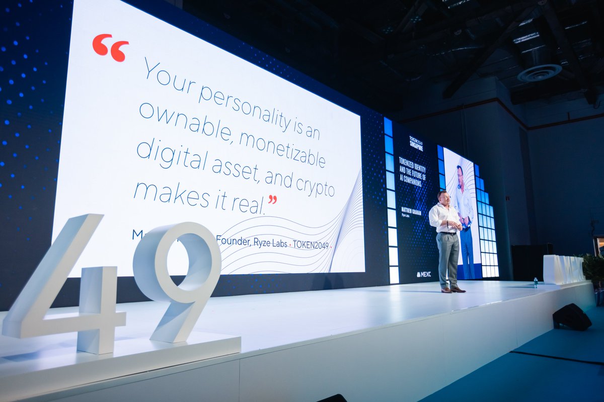 Love seeing the crossover of crypto × AI in <a href="/sandy_carter/">Sandy.agi; gm.Brave</a>‘s takeaways from <a href="/token2049/">TOKEN2049</a> ✨

Shoutout to <a href="/mattyryze/">Matthew Graham</a> for spotlighting how tokenized identity unlocks the next wave of AI companions.

#TOKEN2049

forbes.com/sites/digital-…