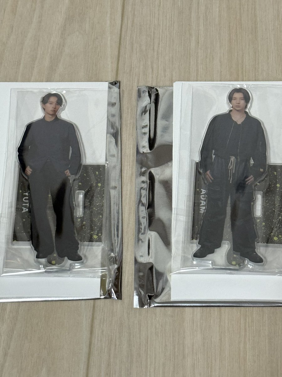 naohanaemihoko's tweet image. ラスピアクスタ
譲→アダム、ユウタ
求→ライキ、タイチ
郵送交換希望です。
（10/12にビーファ都内某所の女になれれば現場で交換可能です。）
 #THELASTPIECE交換
#ラスピ交換
#BMSG交換
ADAM YUTA
RAIKI TAICHI