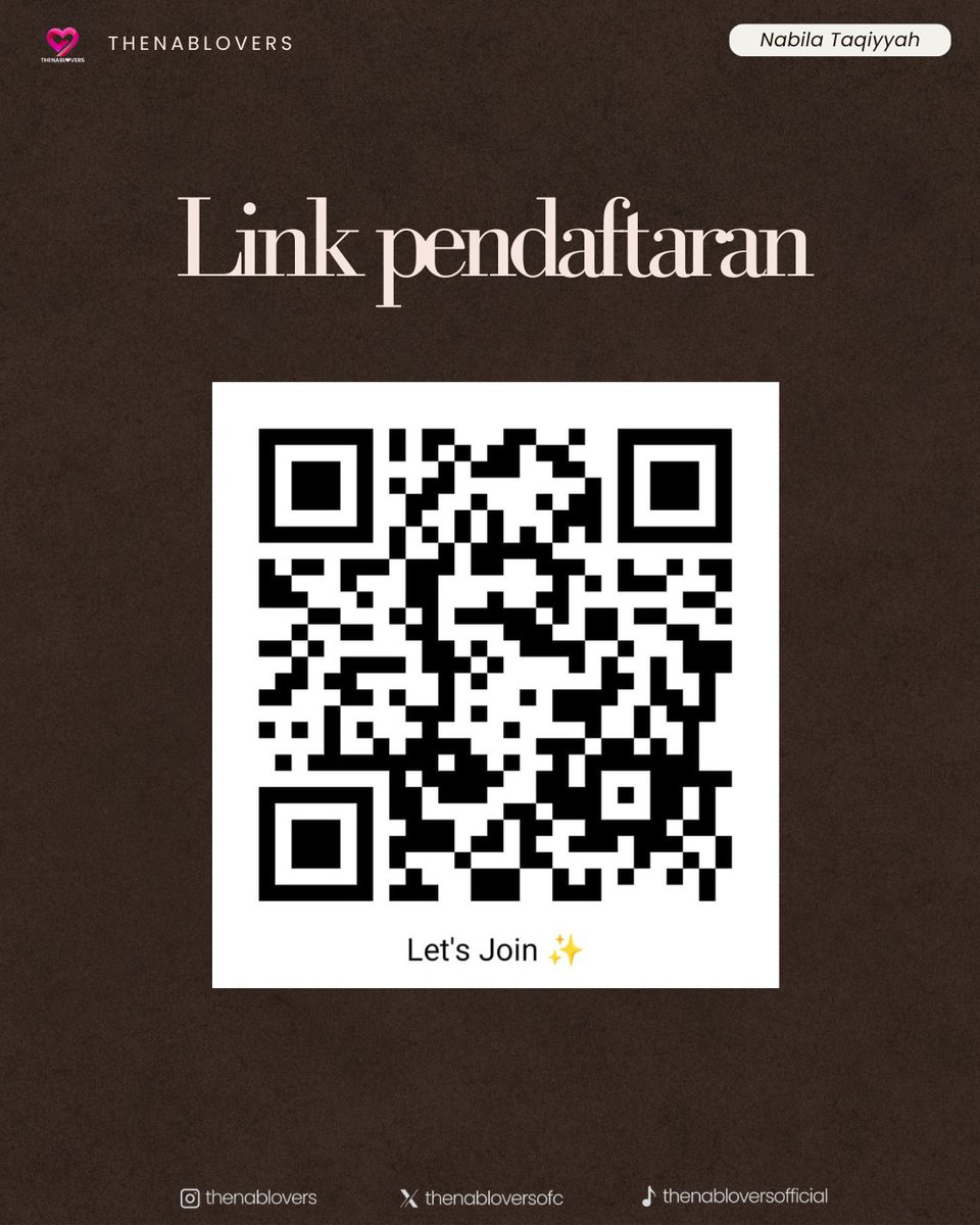 thenabsofficial's tweet photo. WE NEED YOU! 
Kita lagi open recruitment buat TIM KONTEN!
Kalo kamu kreatif, aktif, dan punya banyak ide seru—this is your time to shine ⭐

Daftar Disini👇🏻
https://t.co/QFcr4uv5sv
Periode Pendaftaran : 3 - 10 Oktober 2025✨

Scan Barcode untuk daftar sekarang!
#OprecTimKonten https://t.co/0N6P8F6EFE