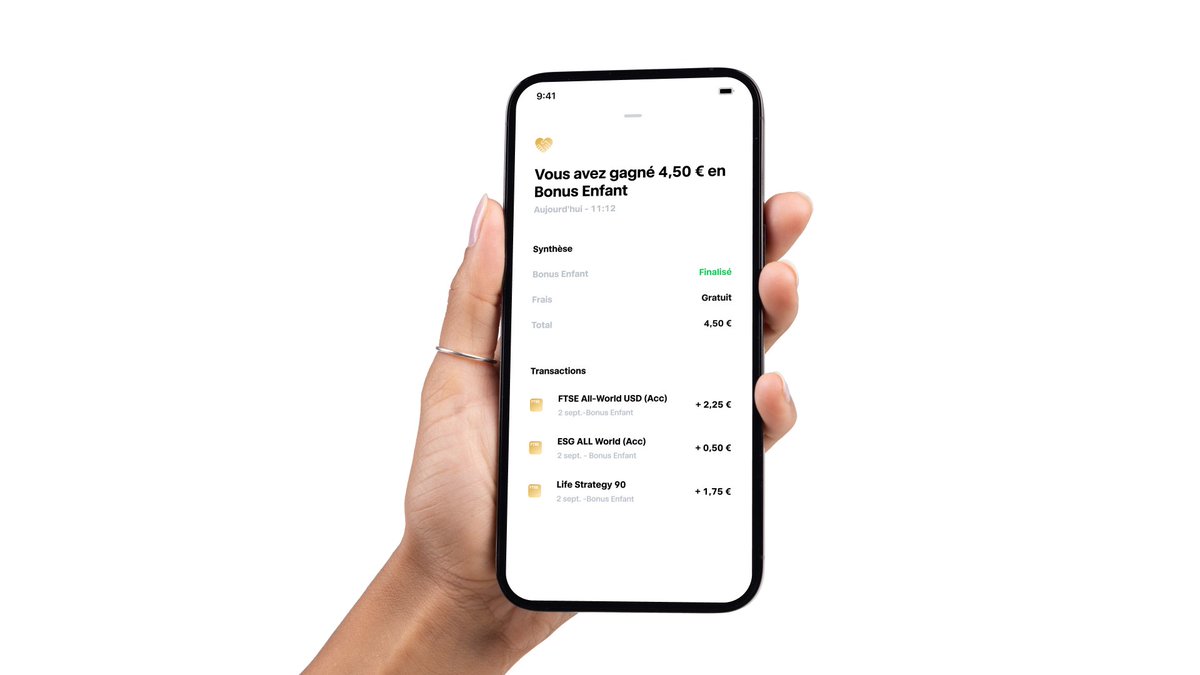 Mardi, nous avons lancé le Plan Épargne Enfant : le premier compte-titres pour mineur qui permet de construire un capital pour ses enfants sans aucun frais, grâce au Bonus Enfant.

Comment cela fonctionne ? 👇