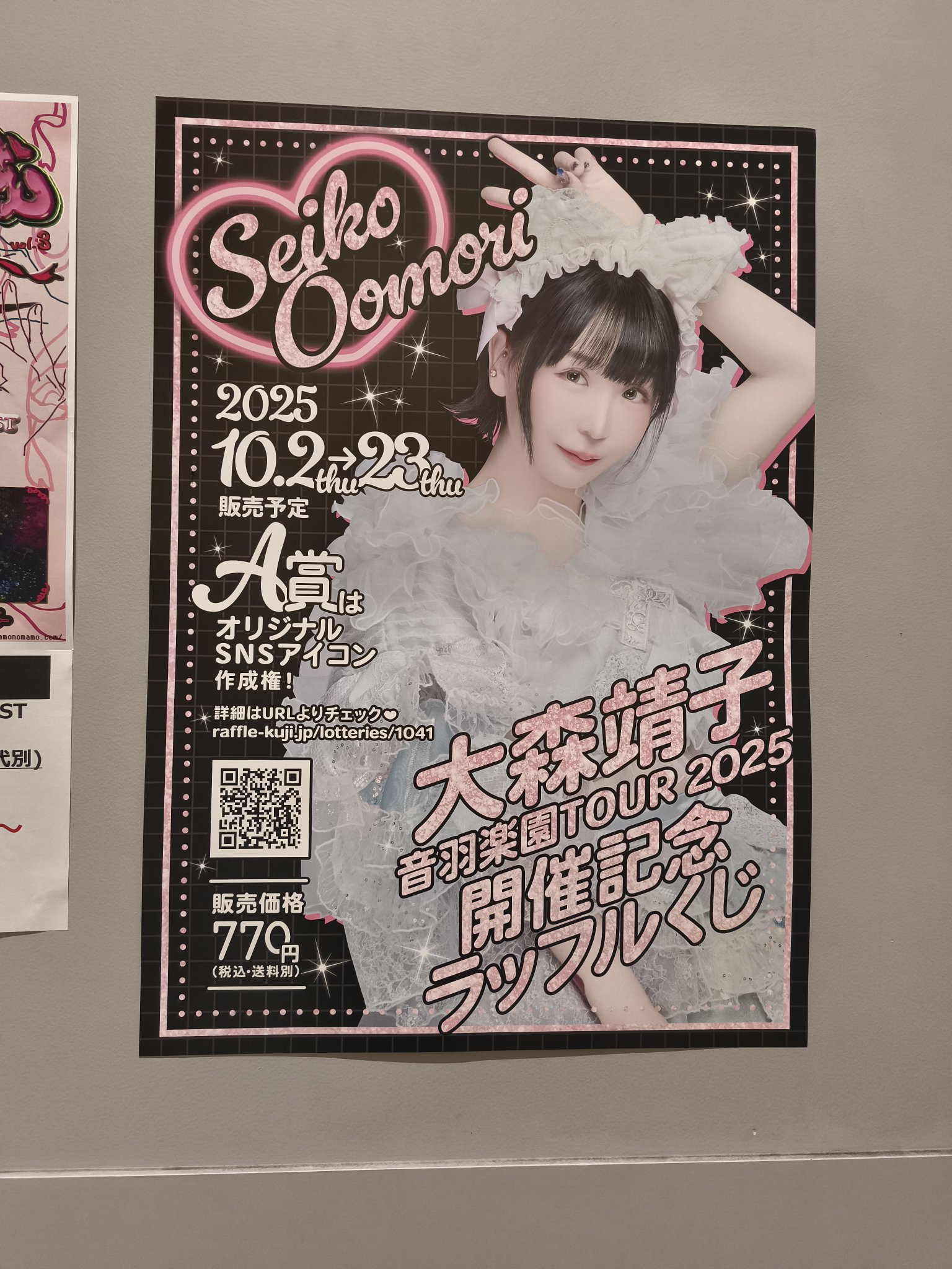 大森靖子・ポスター 古参】大森靖子 A4ポスターセット9枚 2019年