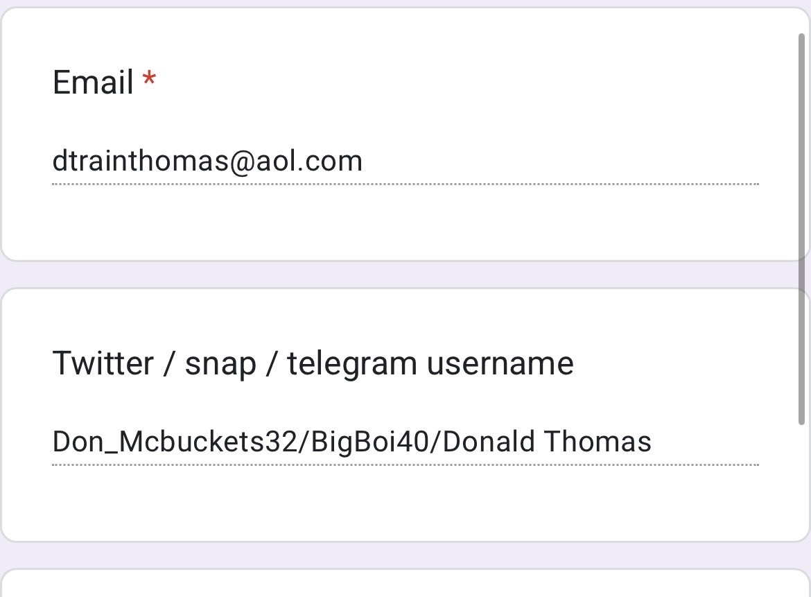 His Twitter snap telegram and email. Don’t let him waste your time 

<a href="/Don_McBuckets32/">🅱️oog</a>