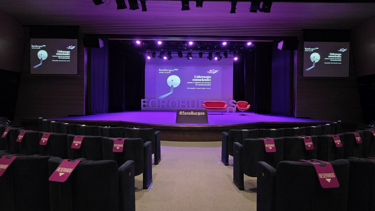 ¡ Todo listo para disfrutar de una nueva edición de 𝗳𝗼𝗿𝗼𝗕𝘂𝗿𝗴𝗼𝘀! 

Bajo el lema 𝗟𝗶𝗱𝗲𝗿𝗮𝘇𝗴𝗼 𝗰𝗼𝗻𝘀𝗰𝗶𝗲𝗻𝘁𝗲: 𝗺𝗲𝗻𝘁𝗲 𝘆 𝗻𝗲𝗴𝗼𝗰𝗶𝗼 𝗲𝗻 𝘁𝗶𝗲𝗺𝗽𝗼𝘀 𝗱𝗲 𝘁𝗿𝗮𝗻𝘀𝗳𝗼𝗿𝗺𝗮𝗰𝗶𝗼́𝗻 contaremos con las intervenciones de Ginés Clemente,