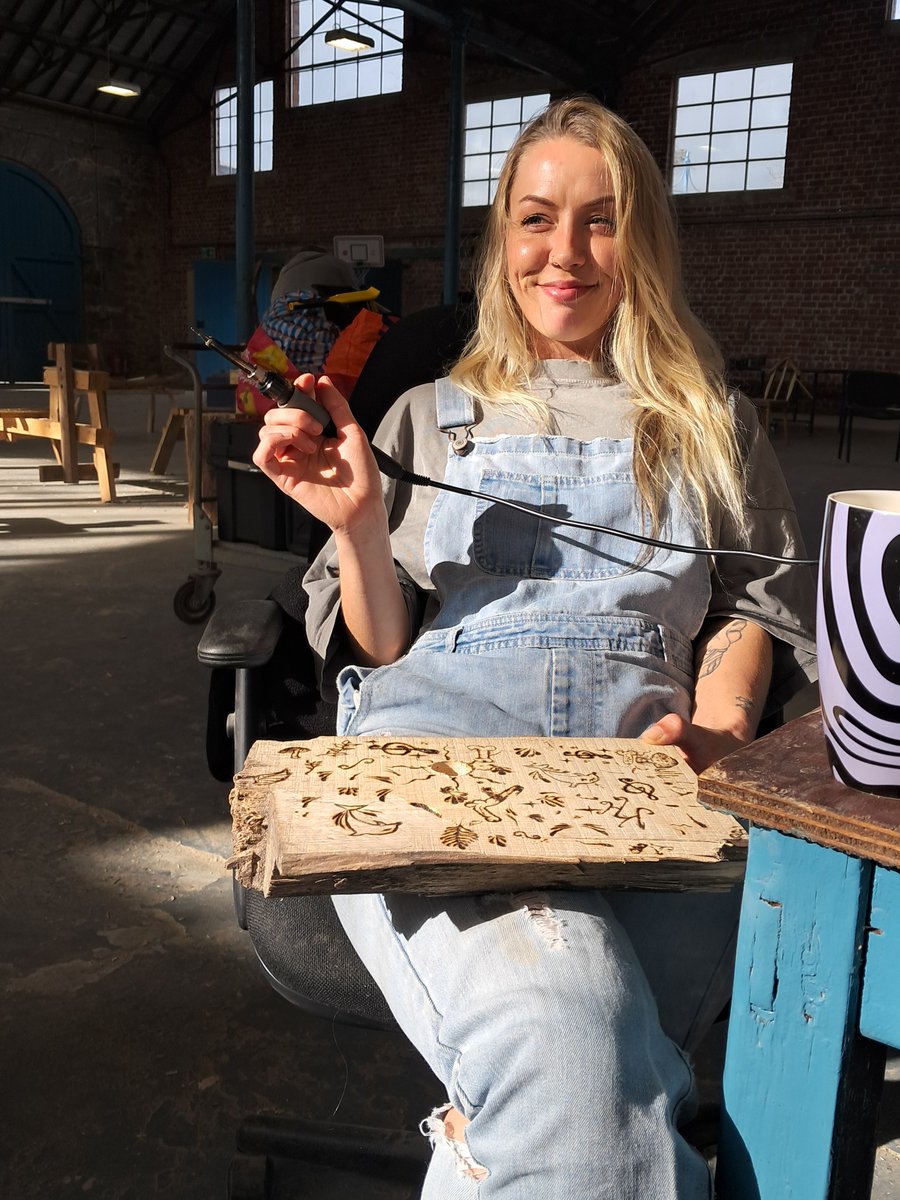 💚🪵 Another amazing day at Wood Worx! Old friends, new faces, laughter, tea &amp; sawdust everywhere. But it’s more than woodwork – it’s about supporting each other, sharing ideas &amp; building futures. Grateful for our Wood Worx family. 🌿✨ #Community #WoodWorx