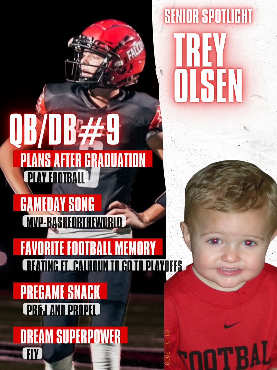 Come on down!!!  Trey Olsen is the next contestant on the Senior Spotlight!