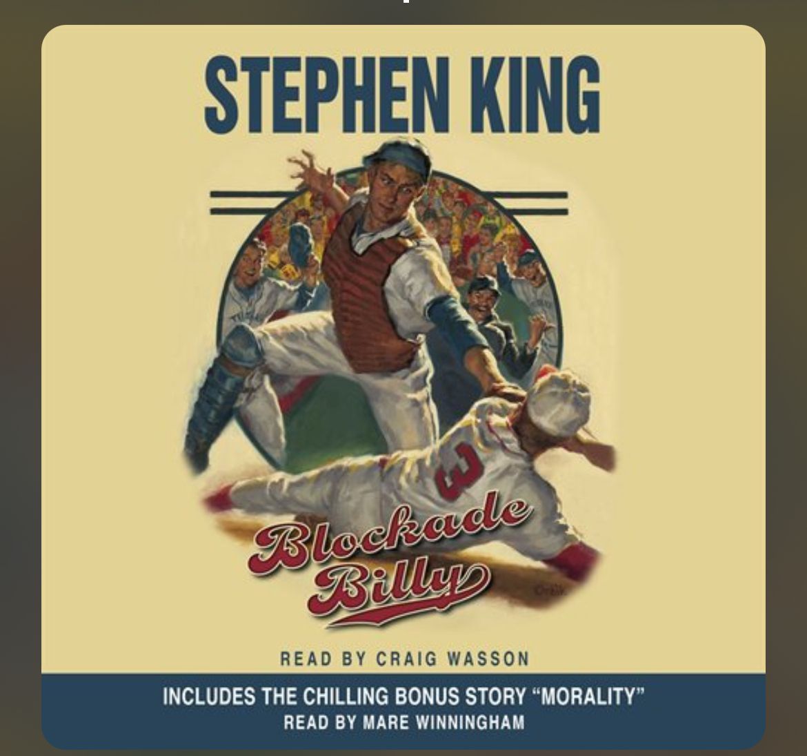 It’s Red Sox vs. Yankees in the #MLB playoffs, as God intended. It’s the beginning of Spooky Season.  To celebrate both, I am re-reading this gem.  “Blockade Billy” by the master @stephenking  .  

#RepBX #postseason #horror