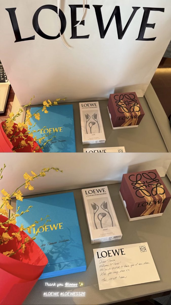 พร้อมสำหรับพรุ่งนี้แล้วค่า

MILK FLY TO PFW SS26

#Loewe #LoeweSS26
#MilkPansa #PFW
#ParisFashionWeek
<a href="/LoeweOfficial/">LOEWE</a> <a href="/panlyyy/">Milk (มิ้ลค์)</a>