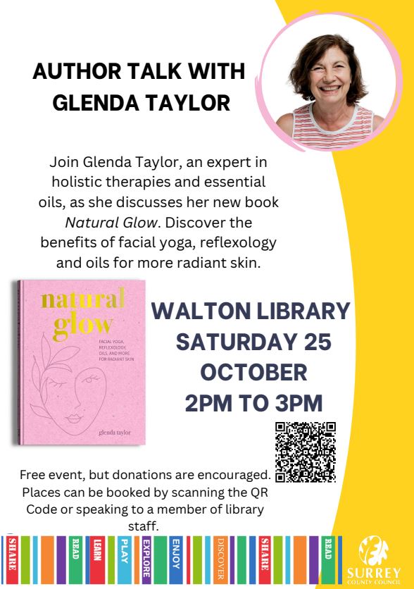 Book your ticket for our author talk with Glenda Taylor <a href="/WaltonLibrary/">Walton Library</a> on Saturday 25 October at 2pm to 3pm. This event is free, but donations are encouraged. For full details and to book, available here: tinyurl.com/3hept7wh #LoveLibraries #Events