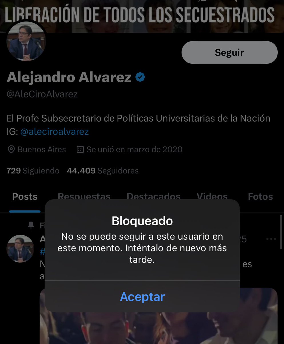 Tipico de libertario cagón. Amenaza y corre. 

El mudito aprendió de motoneta Espert.

<a href="/AleCiroAlvarez/">Alejandro Alvarez</a> cuando te de para discutir de verdad nos avisas 💋