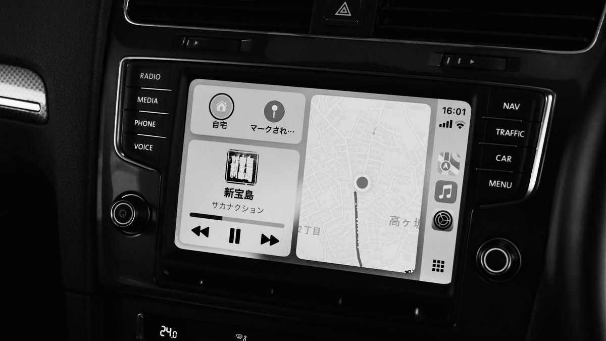 AyumiDenki's tweet photo. VW ゴルフ7オールトラック
初期型ディスカバープロ(MIB1)用CarPlayユニット取付
iPhone/Android非対応だったDiscoverProで、CarPlay/Android autoが使用できます。
#vw
#Golf7
#ゴルフ7
#discoverpro
#CarPlay https://t.co/EVk2F8rM1z