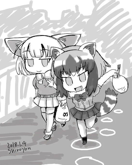2018年に描いたこの絵の描き直しです 