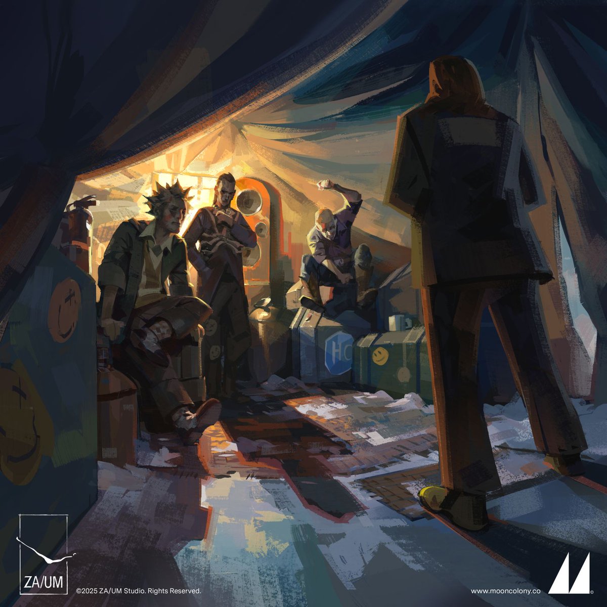 "𝘋𝘦𝘵𝘦𝘤𝘵𝘪𝘷𝘦, 𝘦𝘢𝘤𝘩 𝘰𝘧 𝘶𝘴 𝘩𝘢𝘴 𝘰𝘶𝘳 𝘱𝘢𝘳𝘵 𝘵𝘰 𝘱𝘭𝘢𝘺 𝘪𝘯 𝘵𝘩𝘦 𝘸𝘰𝘳𝘭𝘥."

Illustrations for the mobile remake of ZA/UM's Disco Elysium, adapting one of the most celebrated RPGs of the past decade.

All illustrations: artstation.com/artwork/gR1J2Z