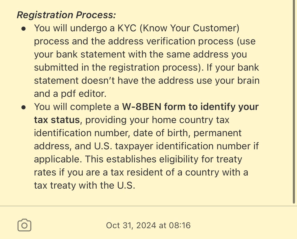 Getting Started with Offshore Investments:

<a href="/IBKR/">Interactive Brokers</a> Main portfolio investing app, mostly ETFs
<a href="/Trading212/">Trading 212</a> Mainly for growth portfolio and wildcards single stocks
<a href="/eToro/">eToro</a> Mainly for crypto, ability to move money to your crypto wallet is 💯