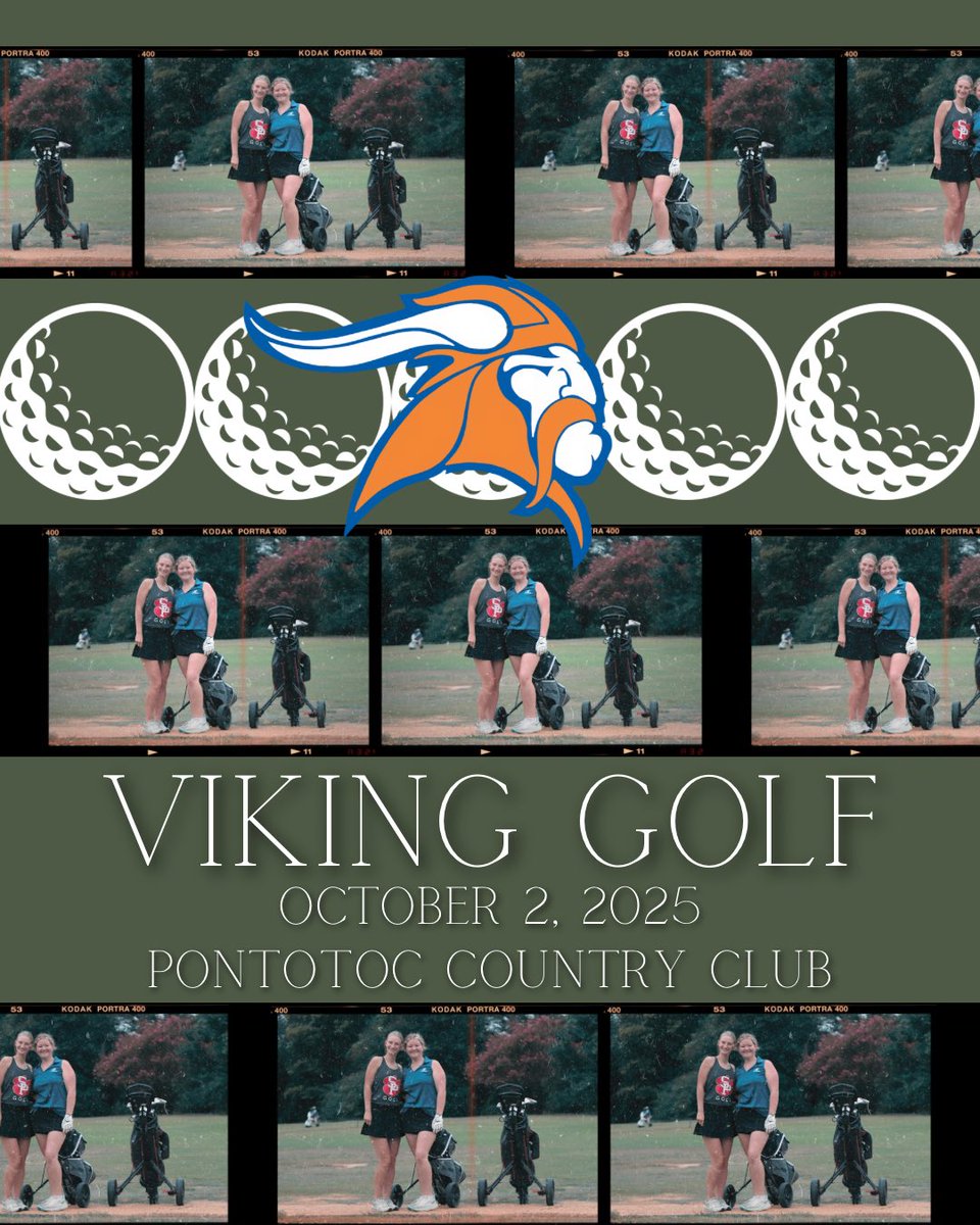 🏐⛳ Last showdown before fall break! Catch our volleyball squad on the court and our golf team on the greens today. It’s your final chance to see them in action before the week off. Let’s send them into break with Viking pride! ⚔️🍂 

#welcometotheshipyard
#GoVikings