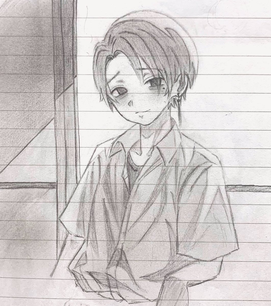 濃淡の練習のために、えんぴつでイラスト描きました
 #イラスト
 #イラスト好きな人と繋がりたい