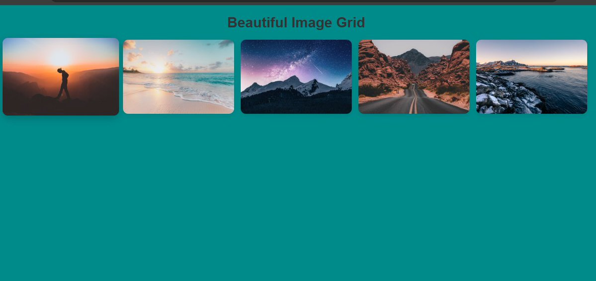 Code_withdami's tweet image. Built an image grid layout with HTML, CSS & some JS.
Solved issues with script paths, image sources & responsiveness.
Final result: responsive grid + hover + lightbox.
Still pushing myself to get better with JavaScript 🚀
#buildinpublic #Frontend #selfimprovement
