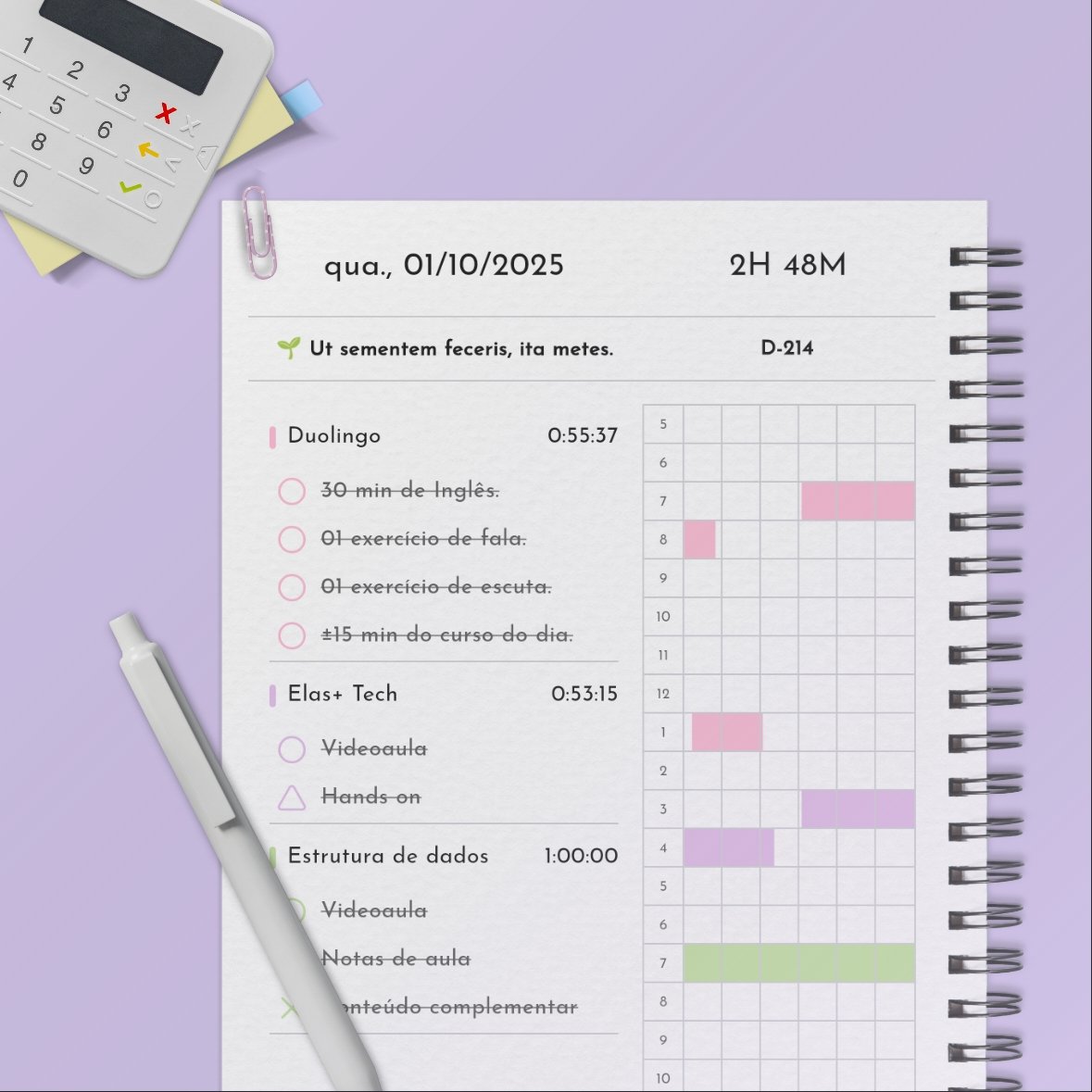 illanabeatriz's tweet image. 📚 𝗦𝘁𝘂𝗱𝘆𝗹𝗼𝗴 • 01.10.25 ✨

• No Elas+ Tech, revisei as principais tags HTML usadas e aprendi novos atalhos no VS Code.

• Em ED, assisti às últimas aulas sobre a informação no computador. Aprendi sobre classes, suas variáveis e dados; e vetores.

#studylog #studytech