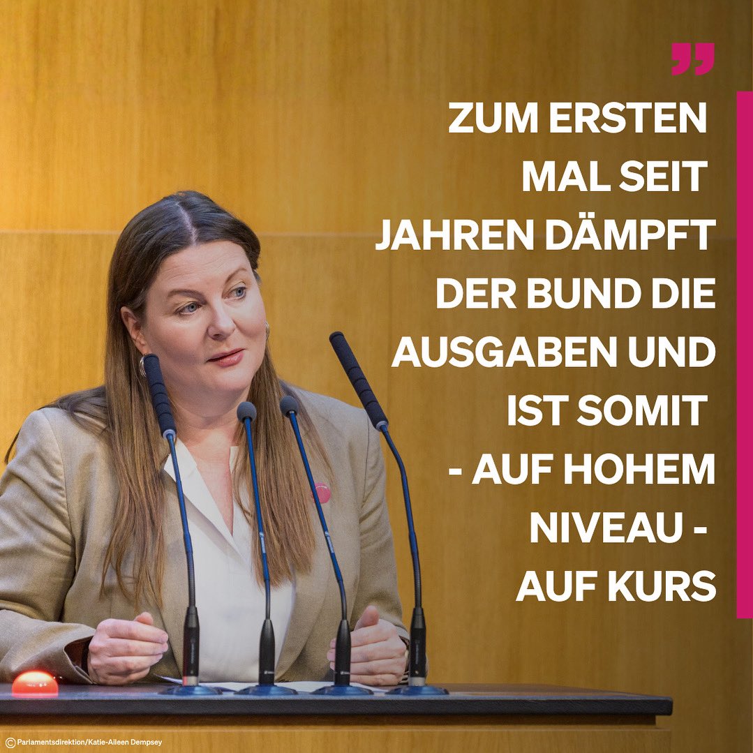 Der Reformfunke darf nicht von den Ländern erstickt werden!
Der aktuelle Budgetvollzug zeigt: Die Konsolidierungsmaßnahmen der Bundesregierung beginnen zu wirken.
Nur wenn wir gemeinsam Kurs halten, können wir die EU-Ausgabenregel erfüllen &amp; wieder finanzielle Spielräume schaffen