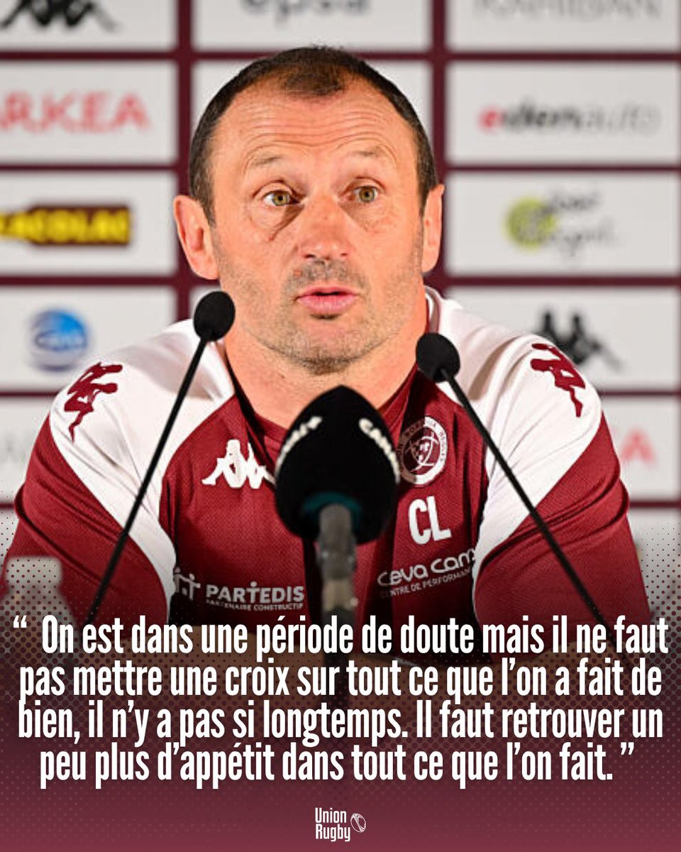 Le discours mobilisateur de Christophe Laussucq ✊

📻 Propos tenus dans 100% UBB sur Ici Gironde
#iloveubb