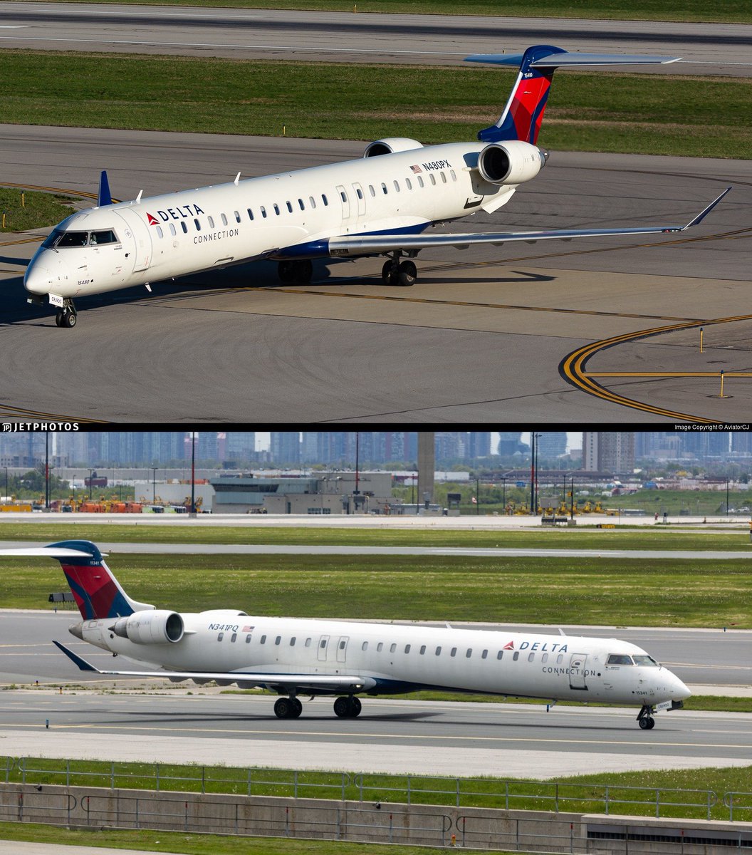 Last evening, two Delta CRJs collided on the ground at New York-La Guardia  Airport. No one was hurt. According to ASN, one of the jets (DL5047/N480PX)  was taxiing on the apron, after